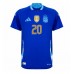 Maillot de foot Argentine Alexis Mac Allister #20 Extérieur vêtements Copa America 2024 Manches Courtes